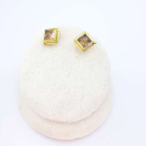 Handcrafted Earrings 18 cts