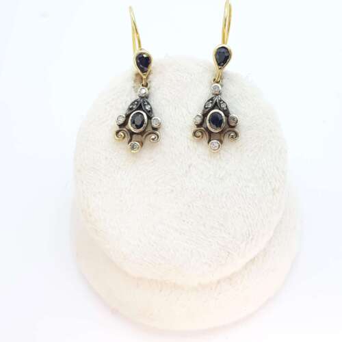 Handmade Earrings 18ct Diamonds