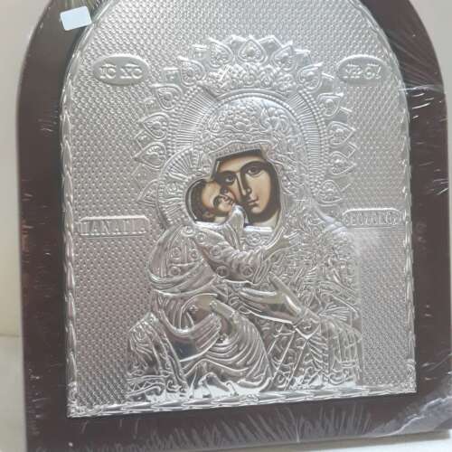 Holy Mary Wood And Silver 925